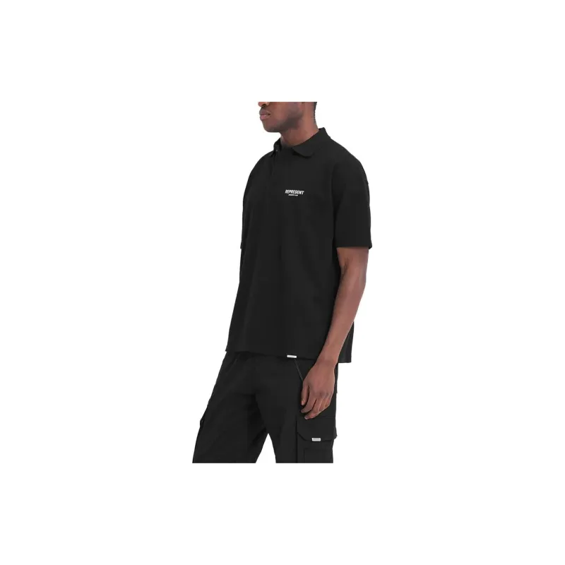 REPRESENT Polo Shirts Men Black-7