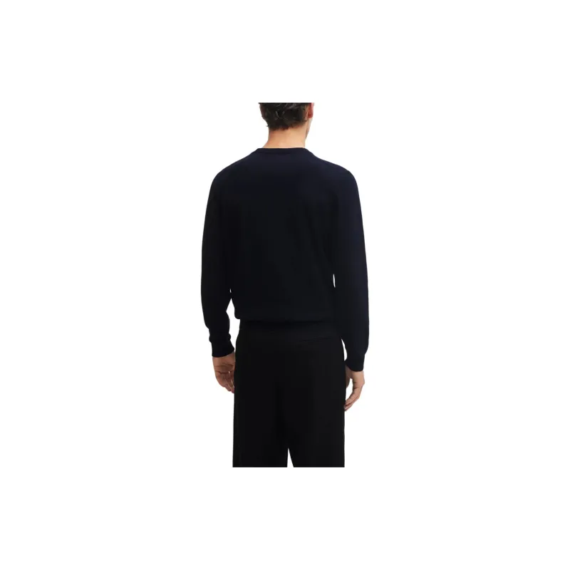 HUGO BOSS V neck Cotton Jumper-3