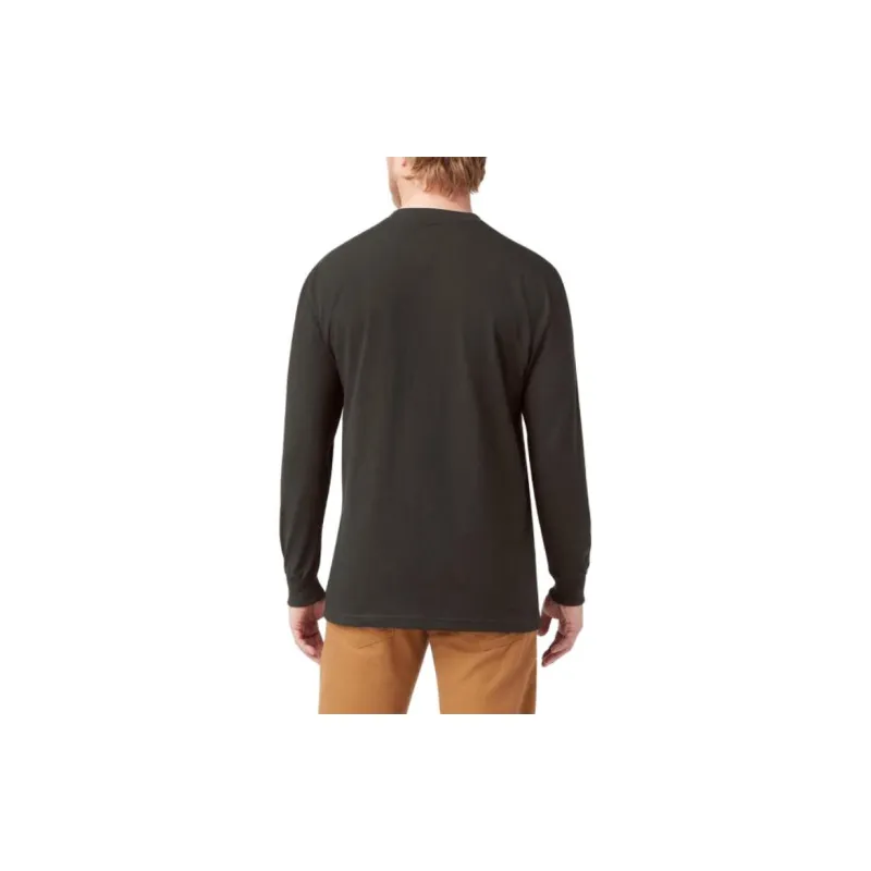 Dickies Heavyweight Long Sleeve Pocket T-Shirt T-Shirt Men's Chocolate Brown-1