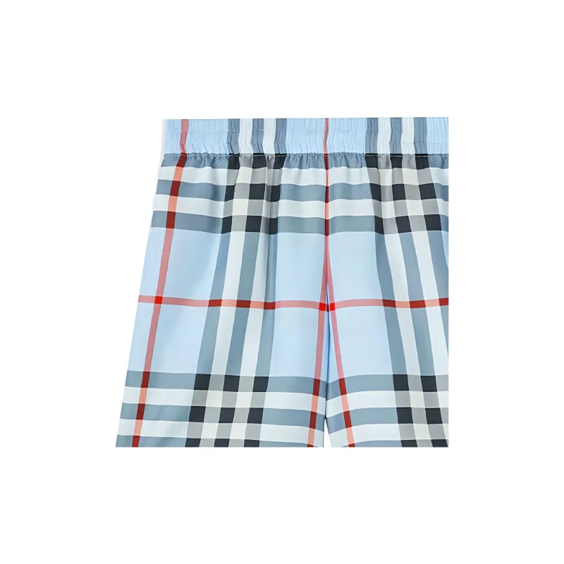 Burberry Check Silk Shorts-5
