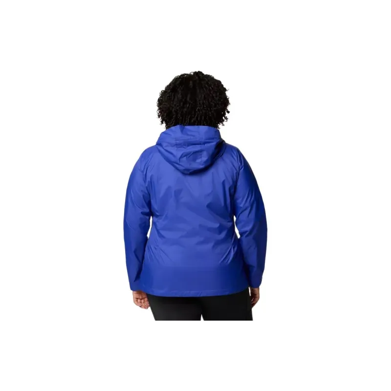 Columbia Switchback IV Jacket - Plus Size Jacket Women's Iron Lotus Blue-1