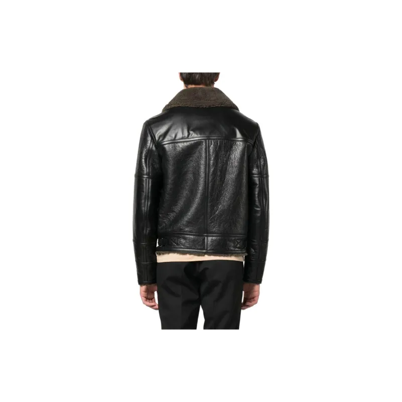 Roberto Cavalli Zip-fastening Leather Jacket-1