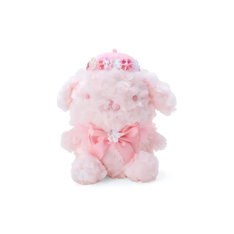 Sanrio Pudding Dogs Cherry Blossom Collection Dolls Plush Doll 21cm Height-0