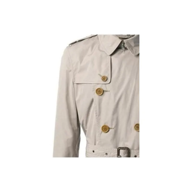 Burberry Trench Coat Men's Khaki-4