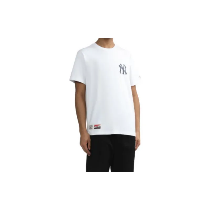 Mlb X New Era New York Yankees T Shirts Men White-2