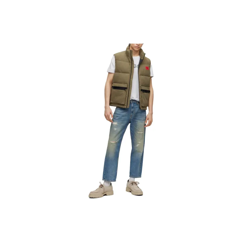 HUGO BOSS Vests Men Light Green-1