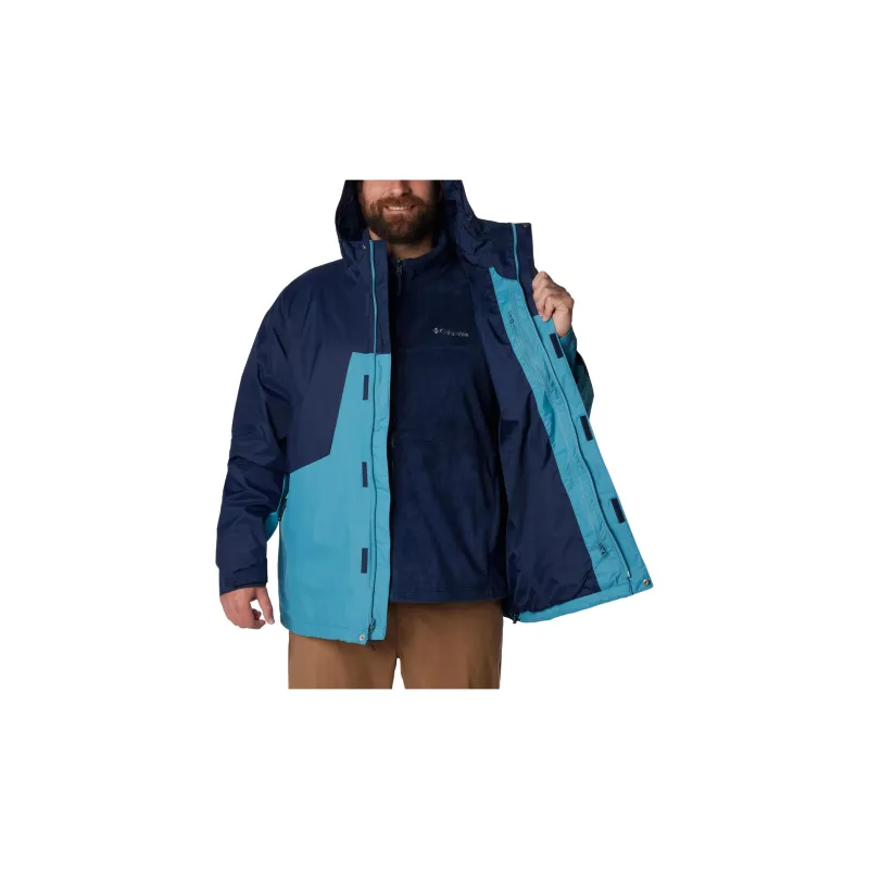 Columbia Tunnel Falls™ Windbreaker Jacket Men's Blue-4