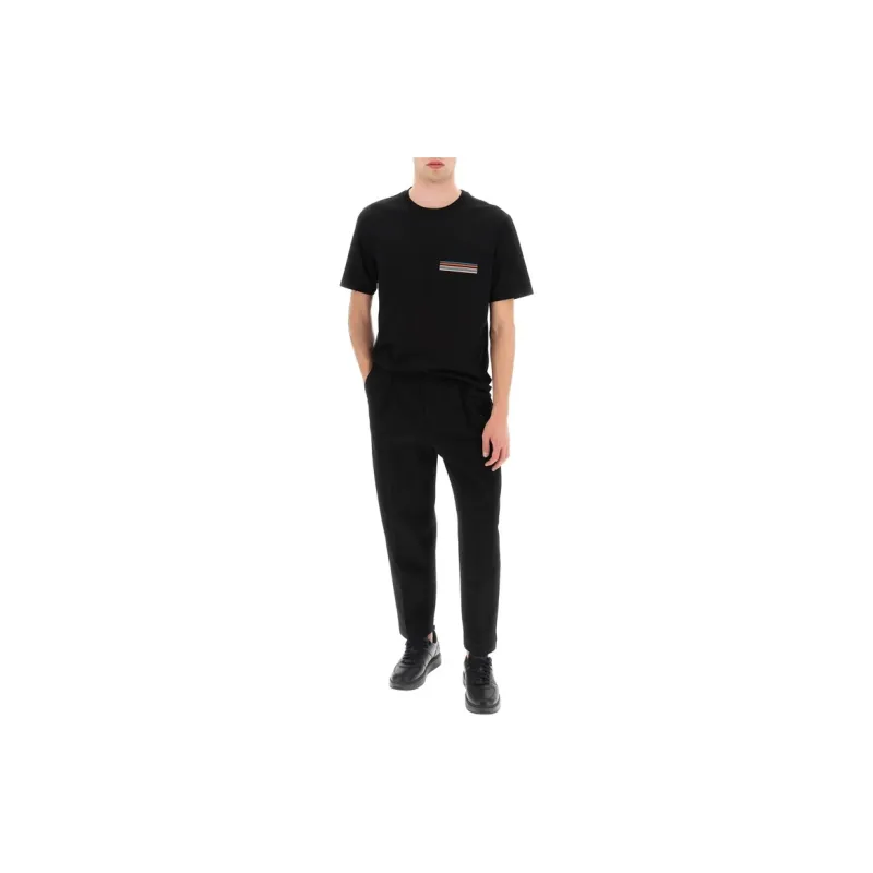 Paul Smith Stripe Detailed Crewneck T Shirt-2