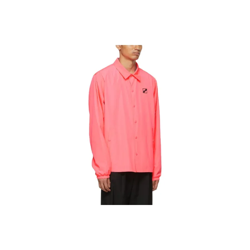 WE11DONE Logo print Shirt Jacket-1