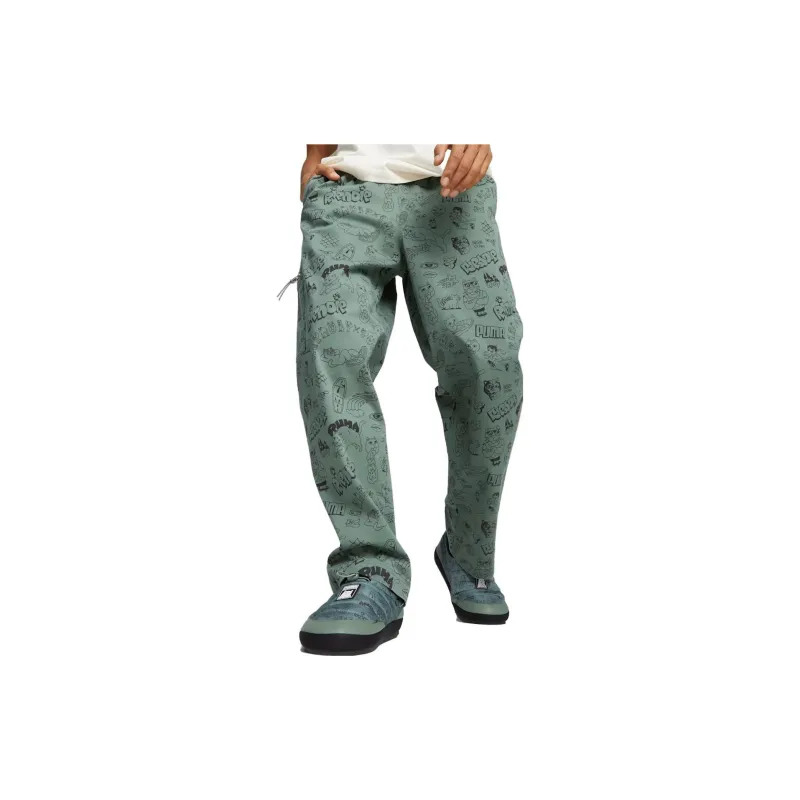 PUMA x RIPNDIP SS23 Casual Pants Men's Eucalyptus-2