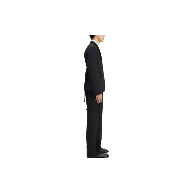 Jacquemus Le Pantalon Piccinni Brodé Suit Trouser Men's Black-3
