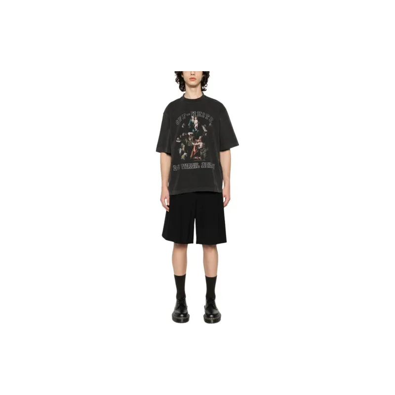 OFF WHITE Mary Skate Short Sleeve T Shirt-2