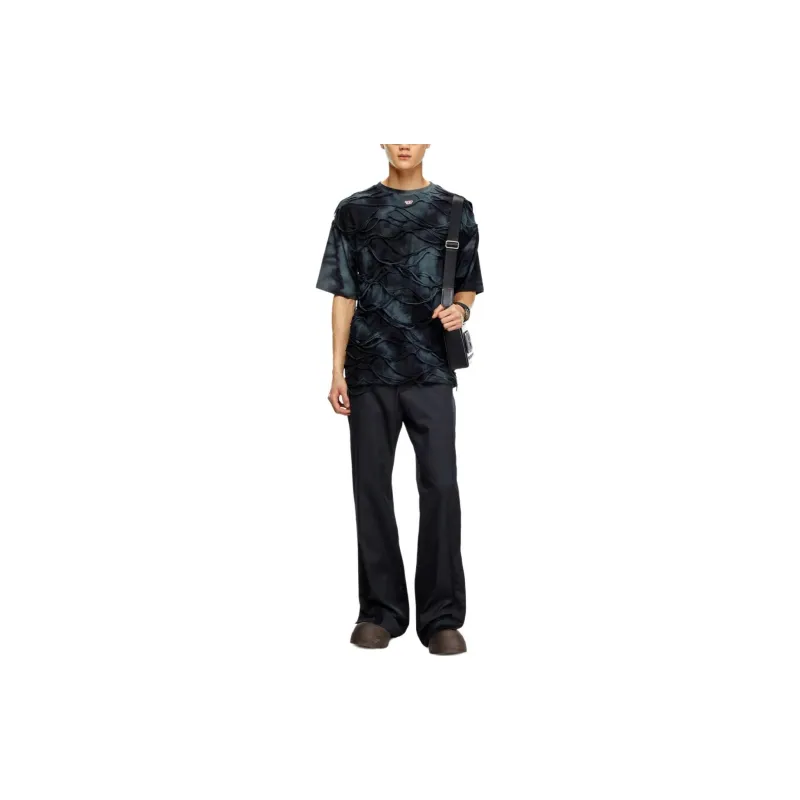 DIESEL T Shirt With Floating Strands-1
