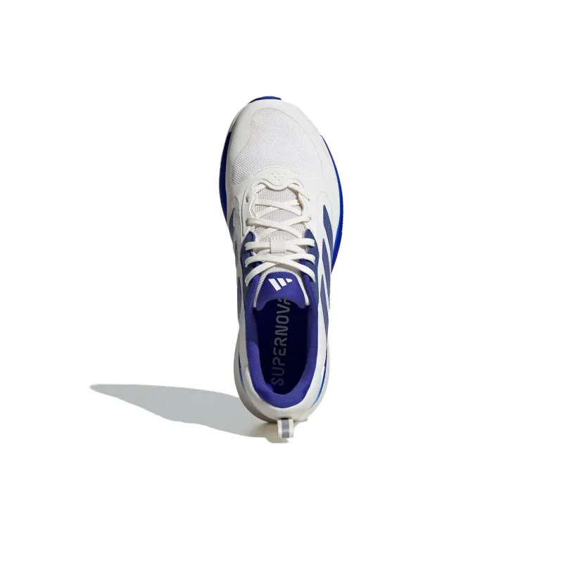 Adidas Supernova Eterno Anti Slip Wear Resistant Low Top Running Shoes Men's White-4