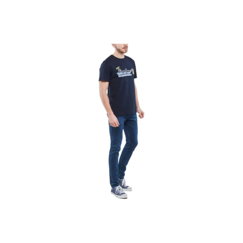 Pepe Jeans T Shirt Men's Marine Blue-3