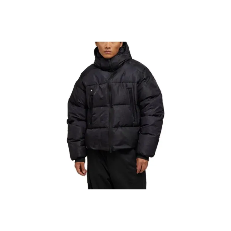 Y-3 Graphic-print Hooded Puffer Jacket-2