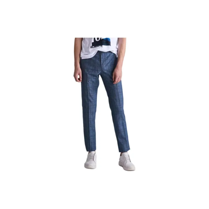 ZIOZIA Suit Trousers Men Blue-2