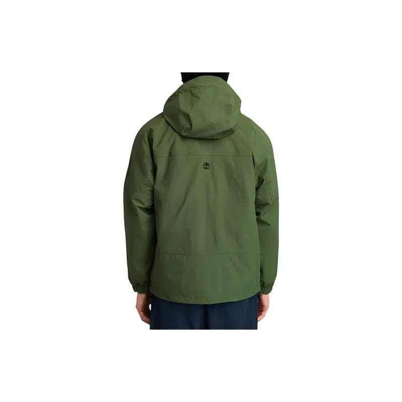 Timberland City Outdoor Waterproof And Windproof To Keep Warm Windbreaker Jacket Men's Black Forest Green-3