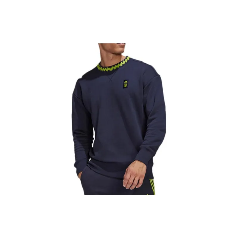 Adidas Sweatshirts Men Navy Blue-1