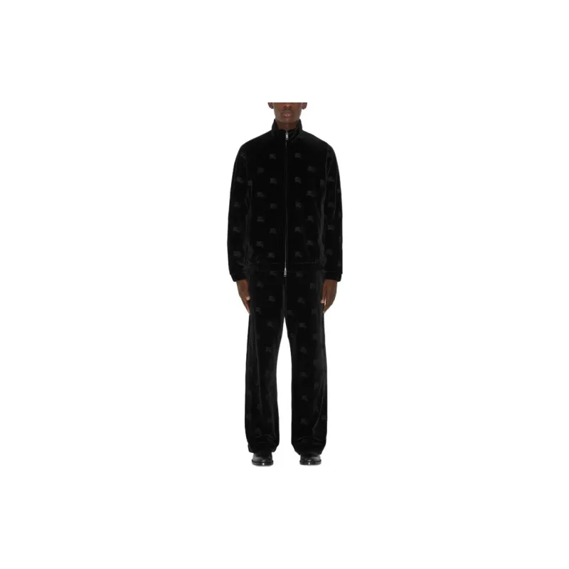 Burberry Ekd Velvet Track Pants-1