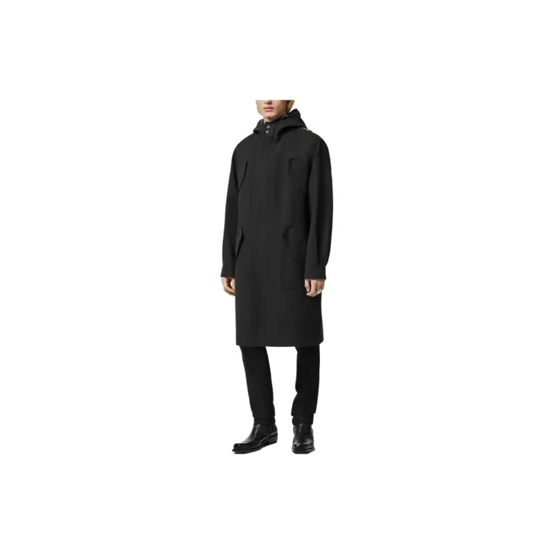 VERSACE La Coupe Des Dieux Hooded Trench Coat-1