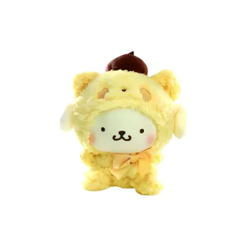 Sanrio Panda, Pompompurin Dolls Plush Doll 16cm High