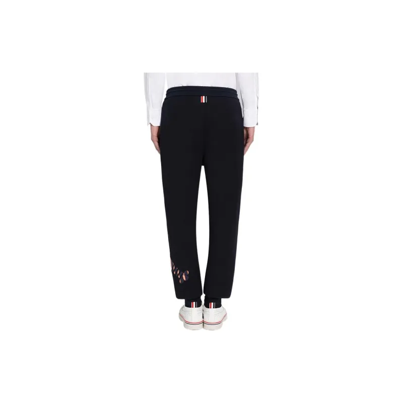 THOM BROWNE Lobster applique Track Pants-1