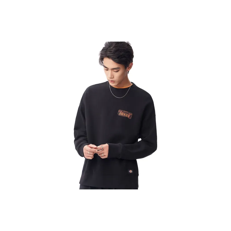 Dickies Crew Neck Sweatshirt Spring Autumn And Winter Men's Black-4