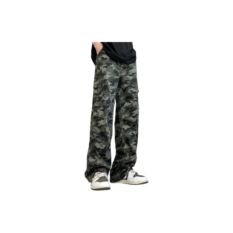 XINIYA TRAVEL Jeans Unisex Forest Green-3