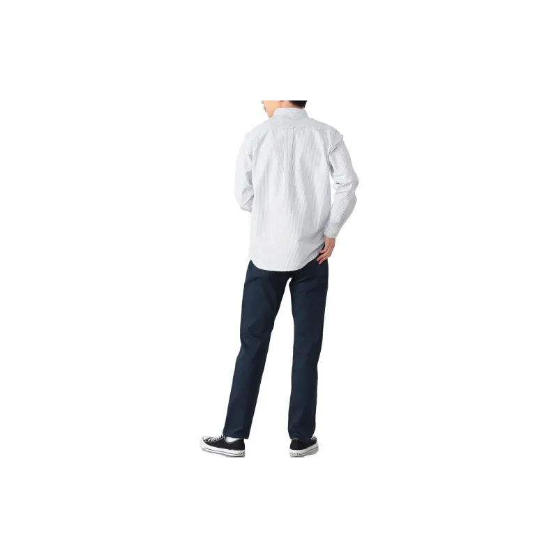 Beams Casual Pants Men Marine Blue-2