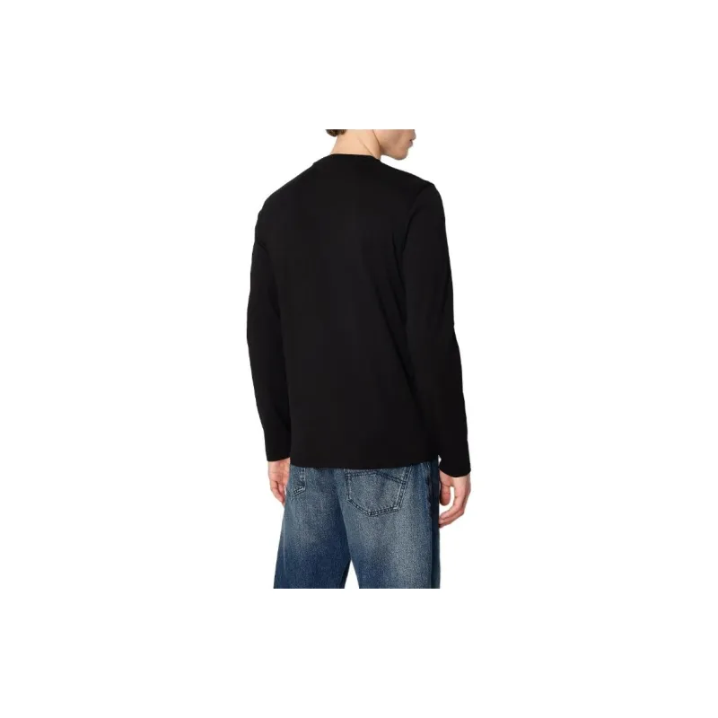 EMPORIO ARMANI Sustainability Values T Shirt T Shirt Men's Black-1