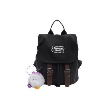 Yalu Nylon Backpack Regular Women's Black/Ecru/Blue/Pink/Green/Gray