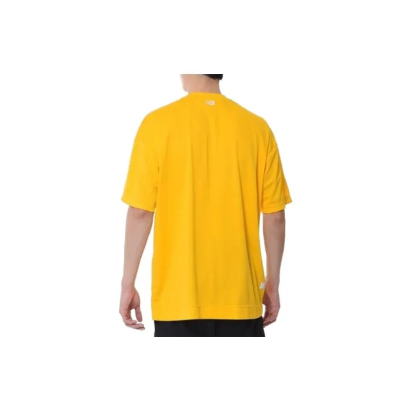 New Balance T Shirts Men Yellow-3