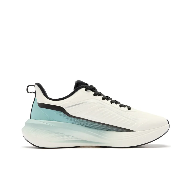 QIAODAN Rainwing 4.0 Running Shoes Men Low Top Ivory/Shadow Cyan-1