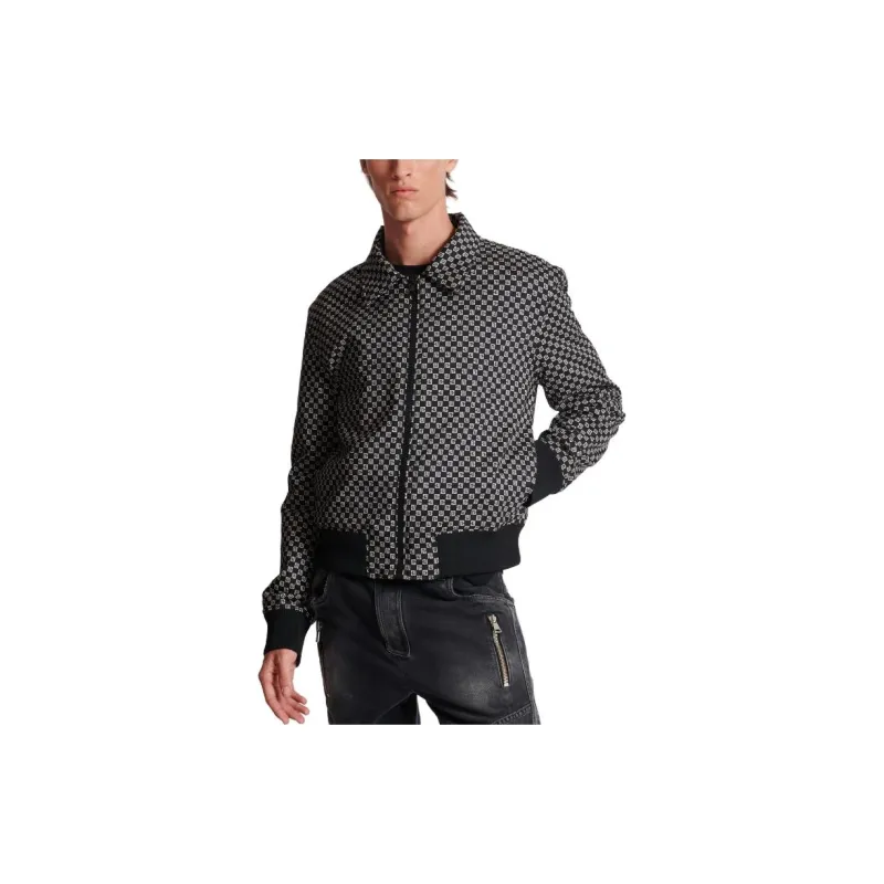 BALMAIN Mini Monogram Bomber Jacket-3