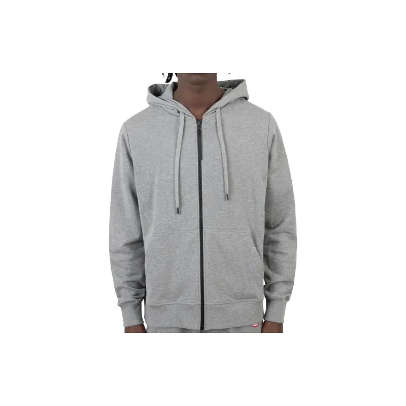 Canada Goose Logo Patch Zip Up Drawstring Hoodie-2