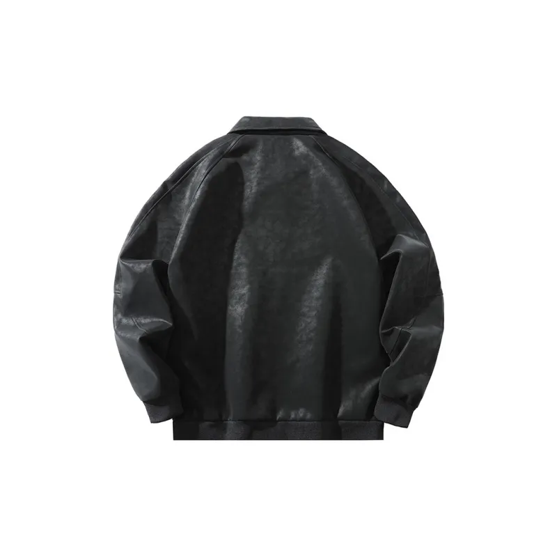 FAX FOR FMACM x For People Leather Jacket Unisex-1