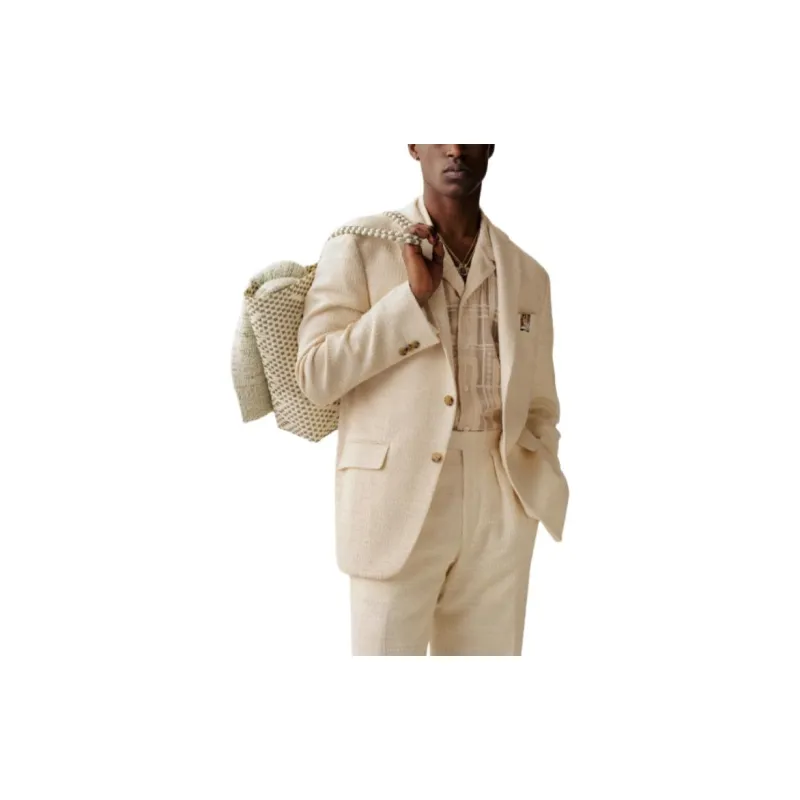 AIME LEON DORE Business Suit Men's Cream-1