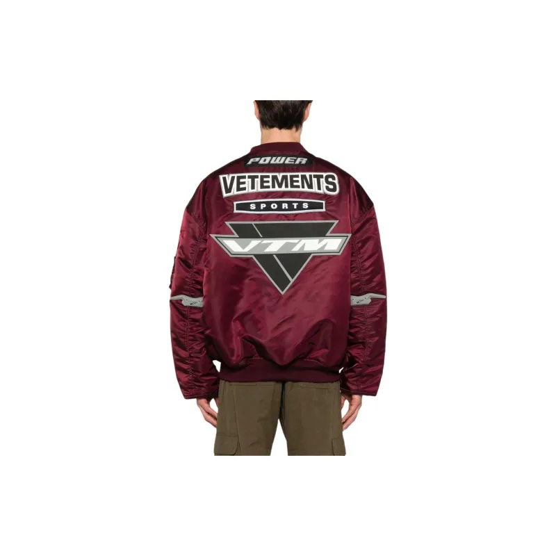 Vetements Logo appliqué Bomber Jacket-4