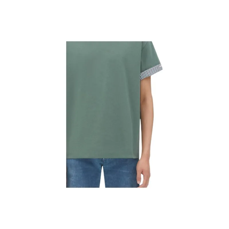 Bottega Veneta Double Layer Striped Crewneck T Shirt-5
