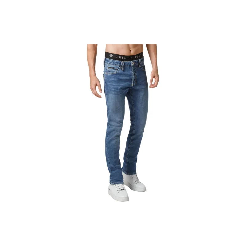 PHILIPP PLEIN Logo plaque Jeans-3