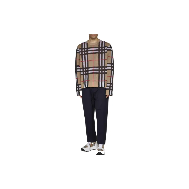 Burberry Straight Leg Slim Cut Trousers-1