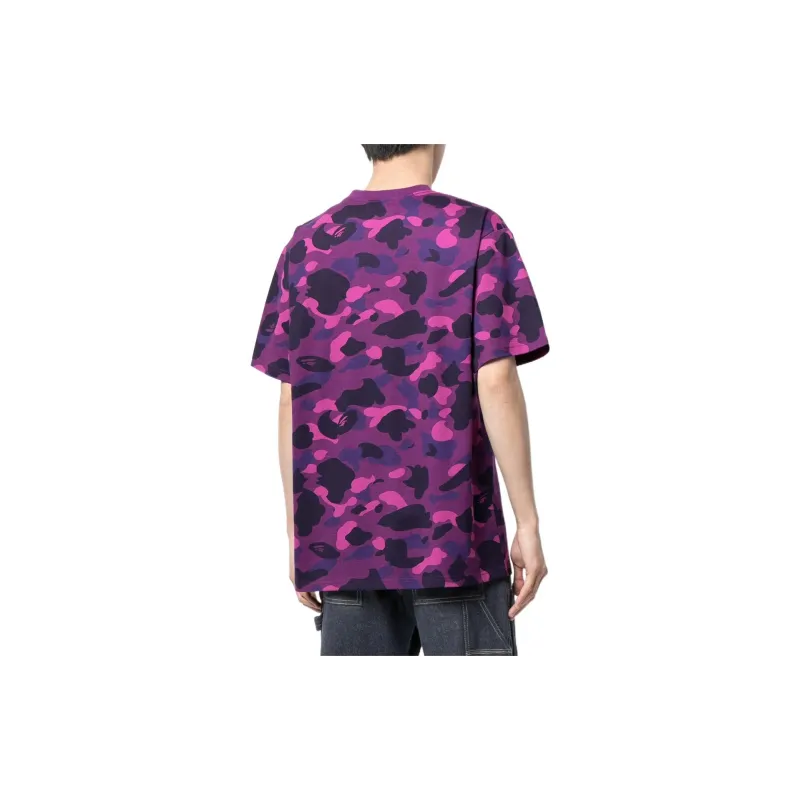 A BATHING APE Color Camo Shark Wide Tee-2