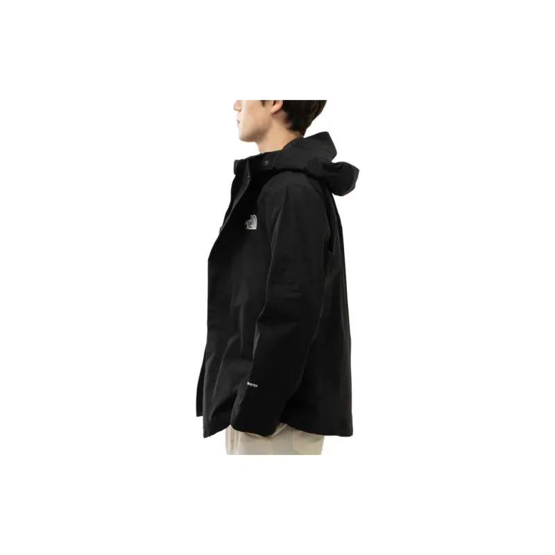 THE NORTH FACE Outdoor Hiking Windproof And Breathable Windbreaker Jacket Men's Black-4