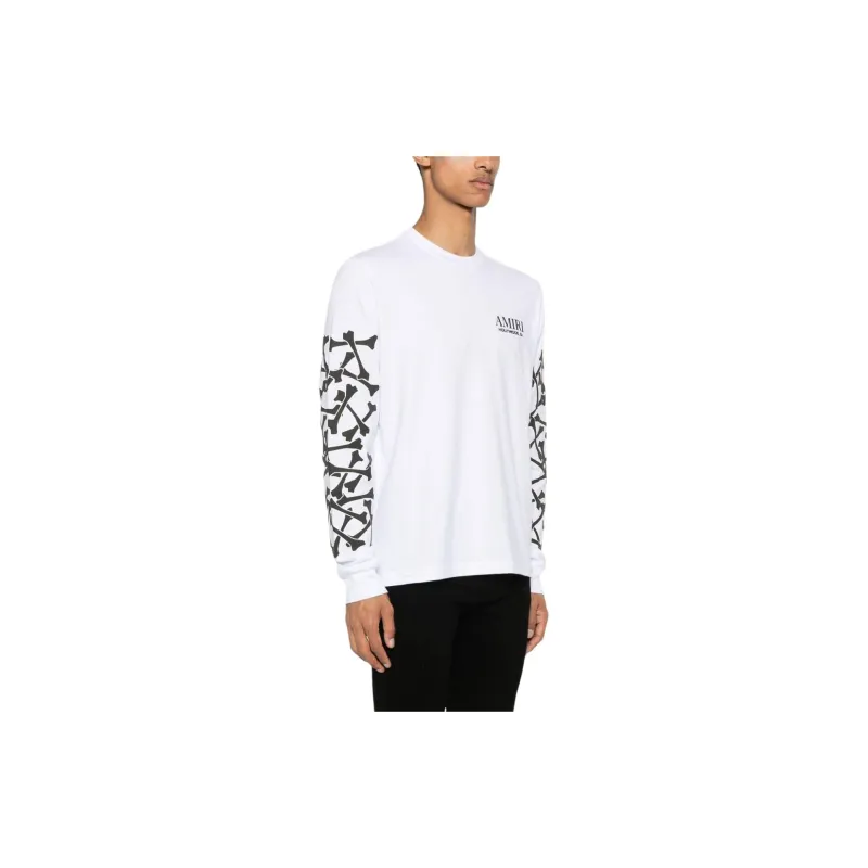 AMIRI Bones Stacked Long sleeve T shirt-3