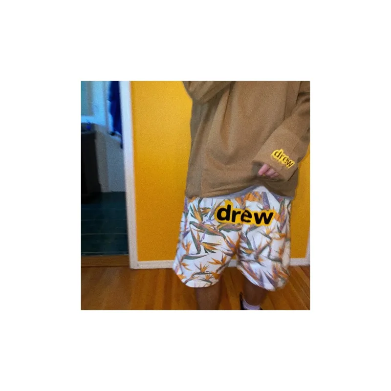 Drew House Letter Logo Series Casual Shorts Unisex Mixed Color-4