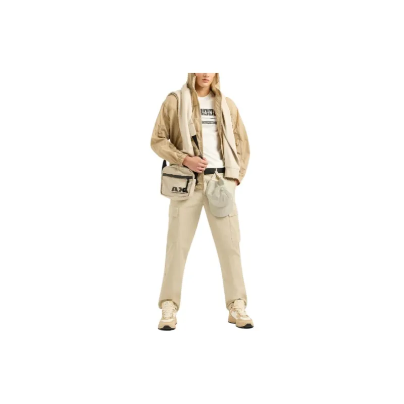 ARMANI EXCHANGE Ripstop Straight Cargo Trousers-3