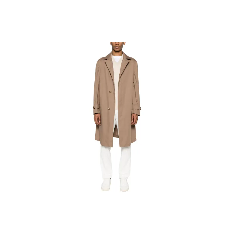 Brunello Cucinelli Single breasted Lightweight Maxi Coat-1