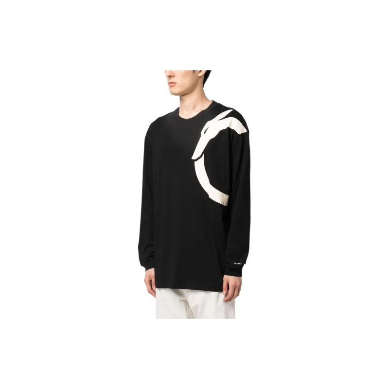 TRUSSARDI T-Shirts Men Black-3
