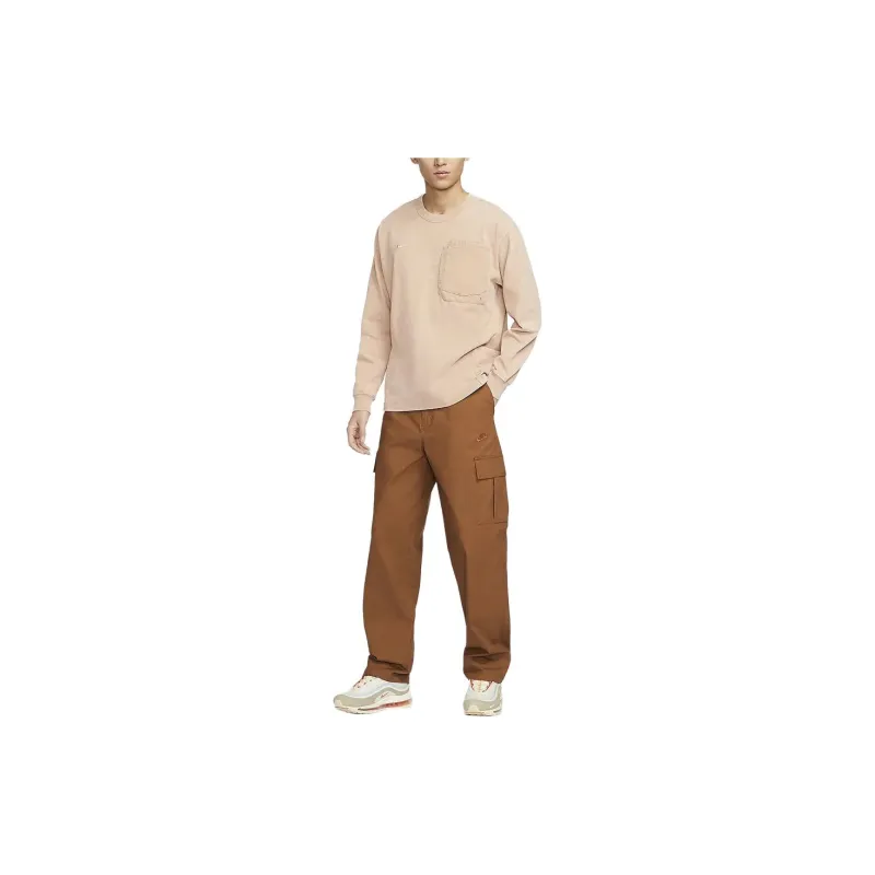 Nike Sportswear Premium T Shirt Men's Light Khaki-2